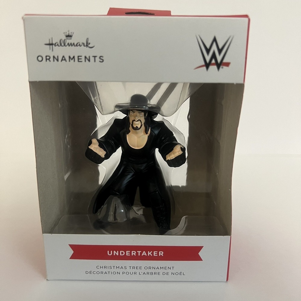 Hallmark WWE Undertaker Christmas Ornament Wrestling Figurine New in Box - Picture 1 of 1
